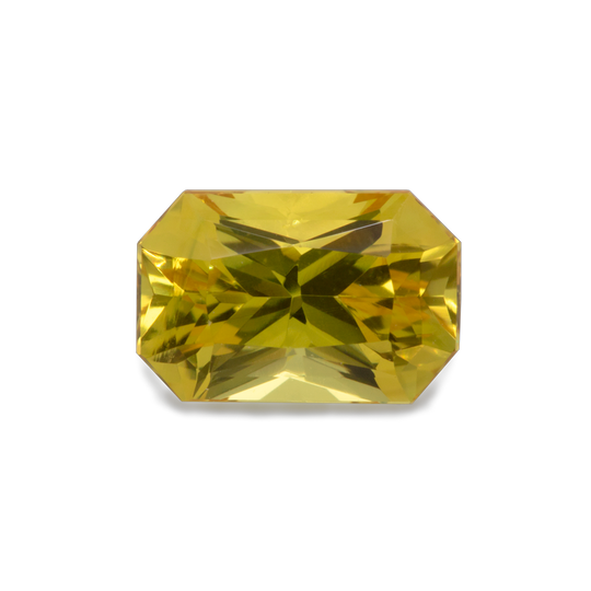 Saphir - gelb, achteck, 6x4 mm, 0,70-0,75 cts, Nr. SR10004
