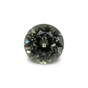 Sapphire - green/grey, round, 4x4 mm, 0.32 cts, No. XSR11228