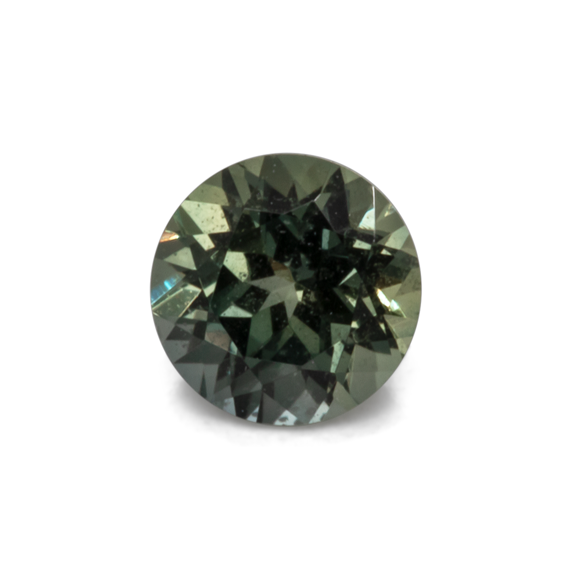 Saphir - grün&blau, rund, 4.1x4.1 mm, 0,35 cts, Nr. XSR11225