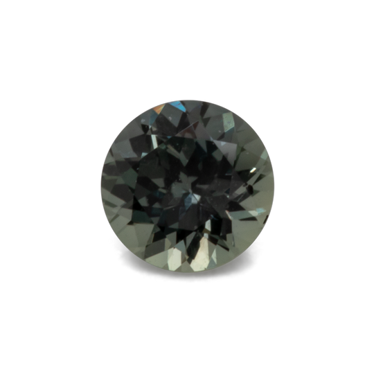 Saphir - grau, rund, 4x4 mm, 0.32 cts, Nr. XSR11219