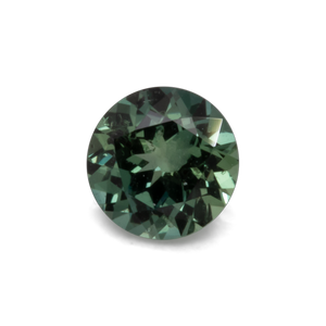 Sapphire - blue/green, round, 4.1x4.1 mm, 0.30 cts, No. XSR11211