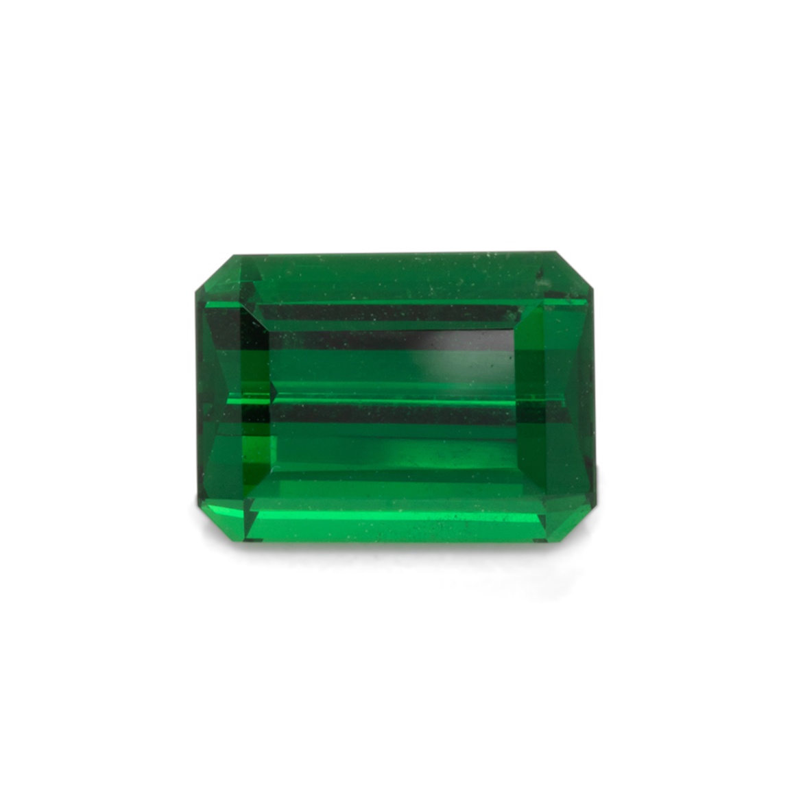 Tsavorite - green, octagon, 8x6 mm, 1.94 cts, No. TS91004