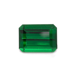 Tsavorite - green, octagon, 8x6 mm, 1.94 cts, No. TS91004
