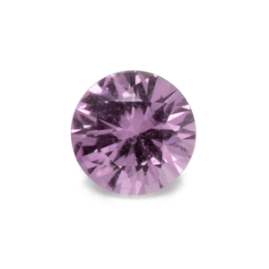 Sapphire - pink, round, 3x3 mm, 0.13 cts, No. XSR11235