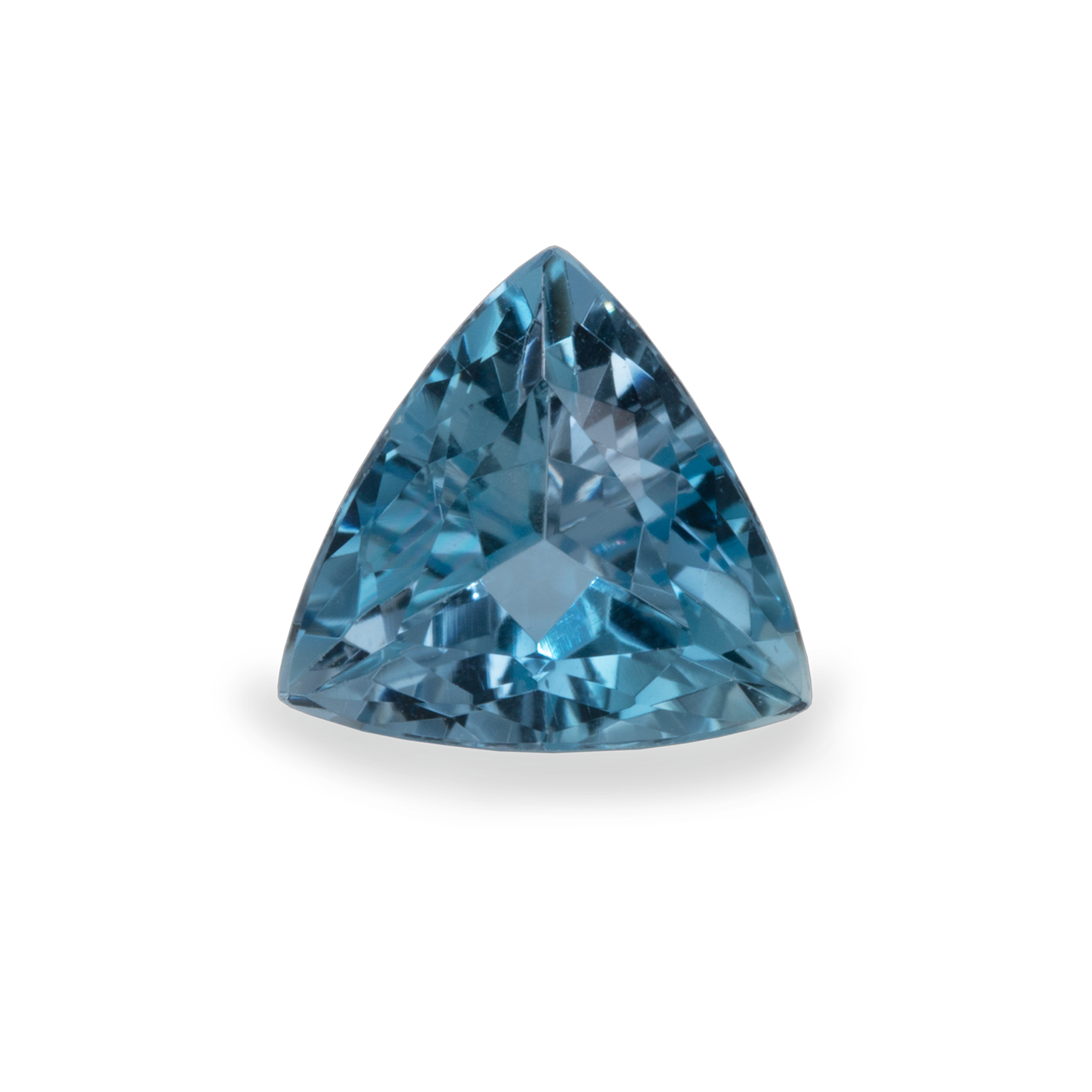 Aquamarine - AAA, trillion, 7.5x7.5 mm, 1.15 cts, No. A84003