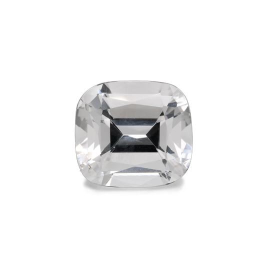 Beryll - weiß, antik, 12,2x11,1 mm, 6,56 cts, Nr. BY90035