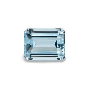 Aquamarin - A, achteck, 9x7 mm, 2,20 cts, Nr. A34001