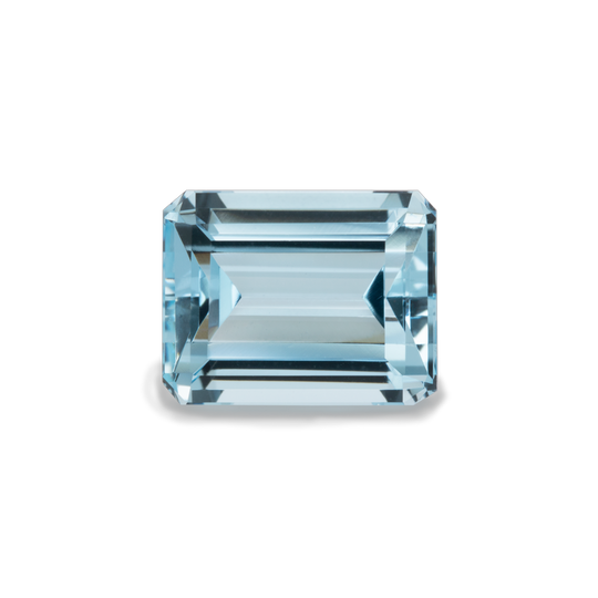 Aquamarin - A, achteck, 9x7 mm, 2,20 cts, Nr. A34001