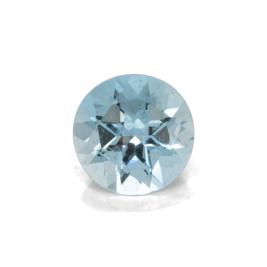 Aquamarin - AA, rund, 4x4 mm, 0.21-0.24 cts, Nr. A99043