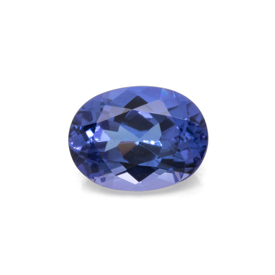 Tansanit - blau, oval, 8.1x6 mm, 1.46 cts, Nr. TZ99023