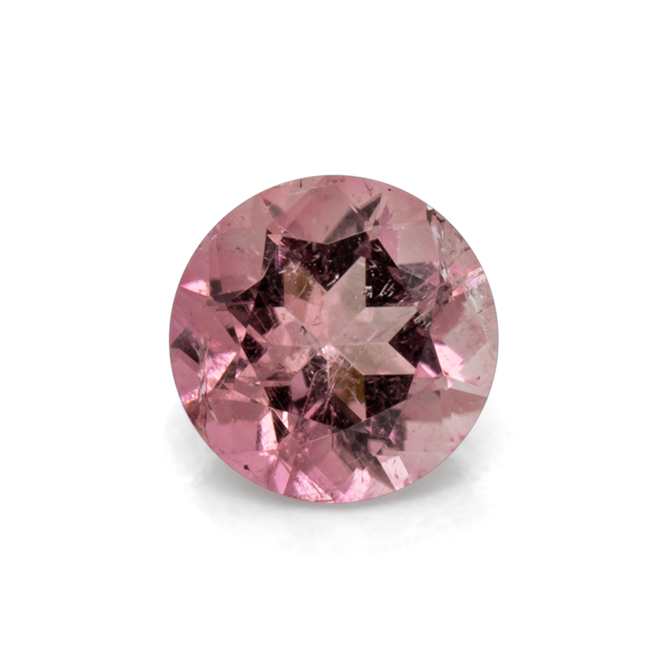 Tourmaline - pink, round, 5.5x5.5 mm, 0.60 cts, No. TR101307