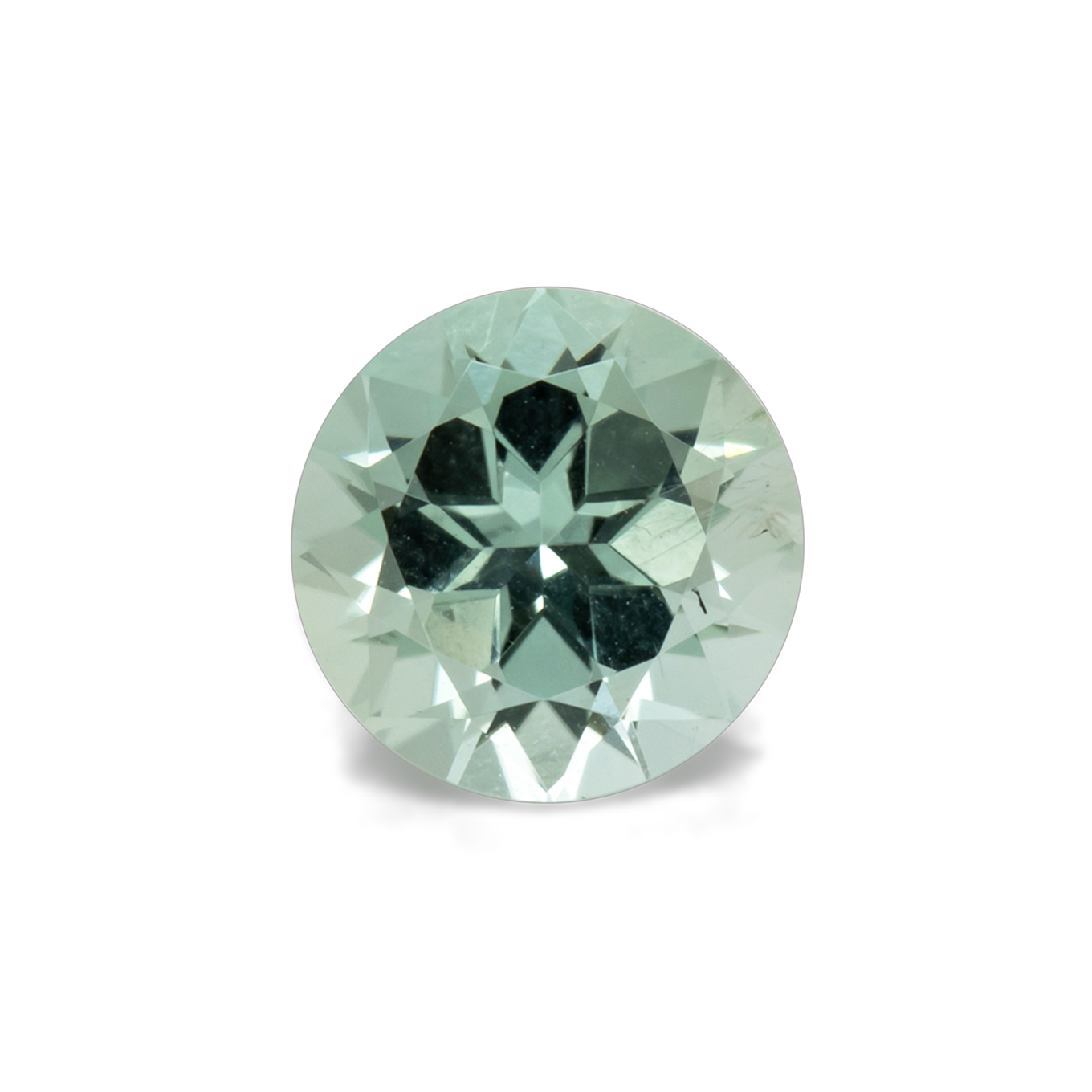 Tourmaline - green, round, 6.5x6.5 mm, 0.97 cts, No. TR991055