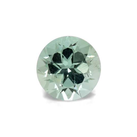 Turmalin - grün, rund, 6.5x6.5 mm, 0.97 cts, Nr. TR991055