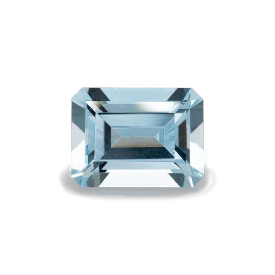 Aquamarin - A, achteck, 8x6 mm, 1.30-1.40 cts, Nr. A33001