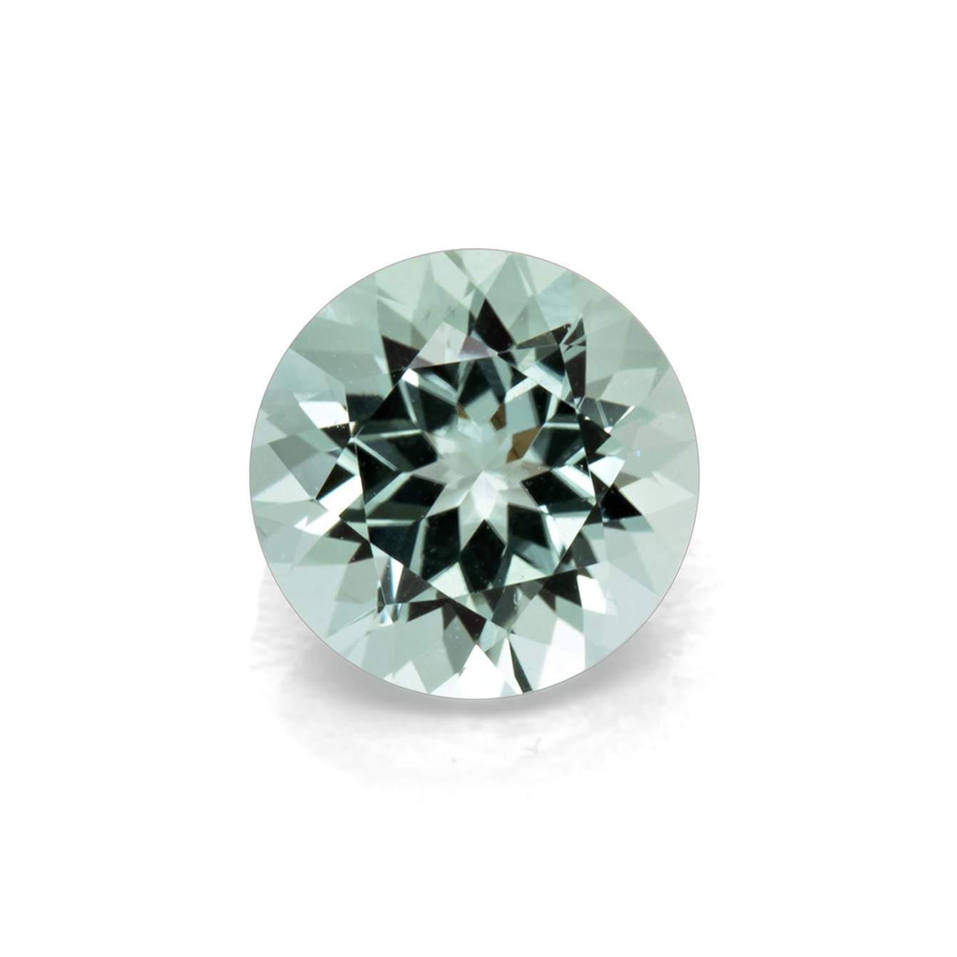 Tourmaline - green, round, 7x7 mm, 1.23 cts, No. TR991056