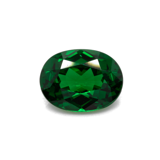 Tsavorit - grün, oval, 8x6 mm, 1.47 cts, Nr. TS91007
