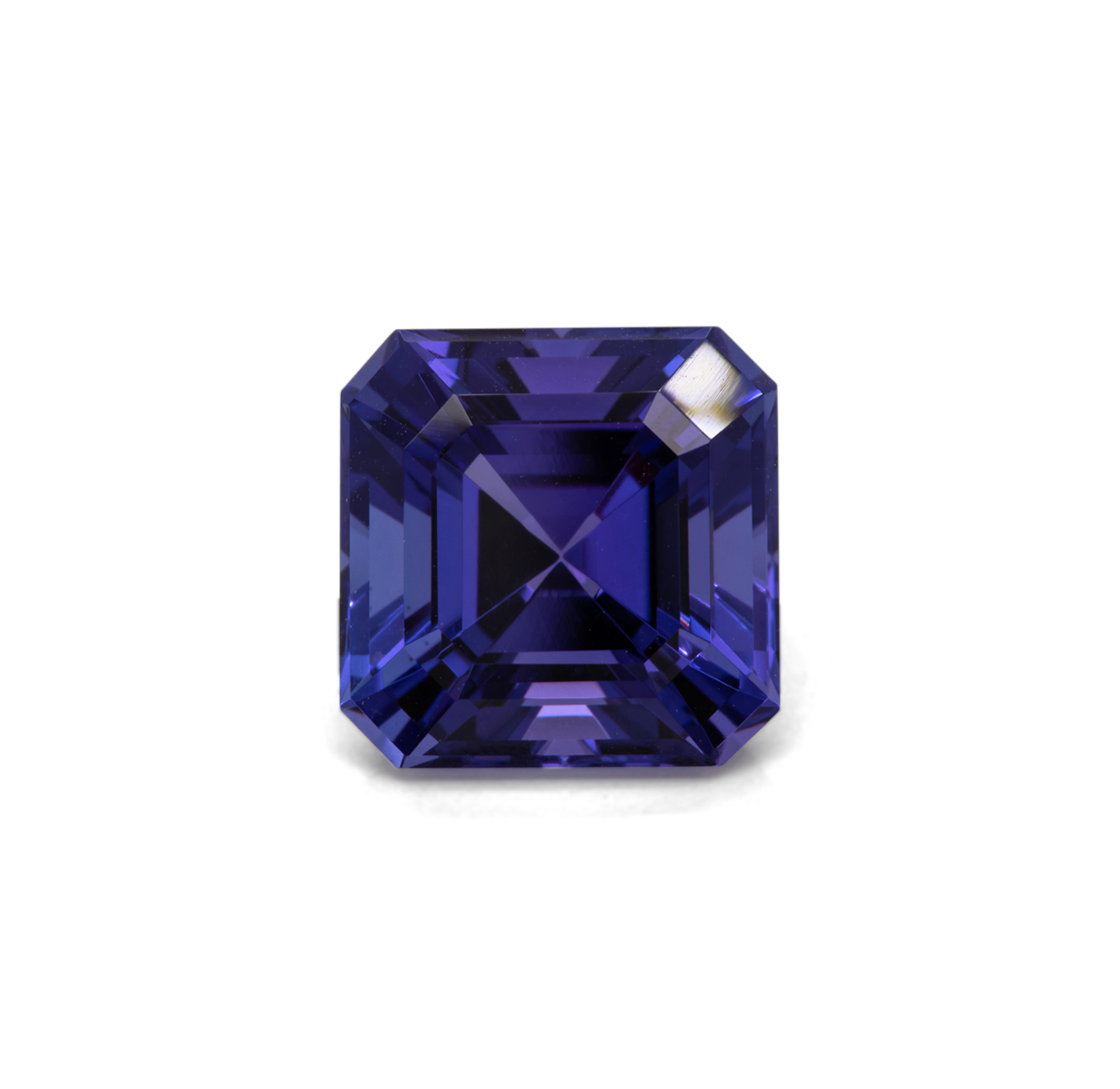 Tansanit - AAA, asscher, 10x10 mm, 5.62 cts, Nr. TZ99025