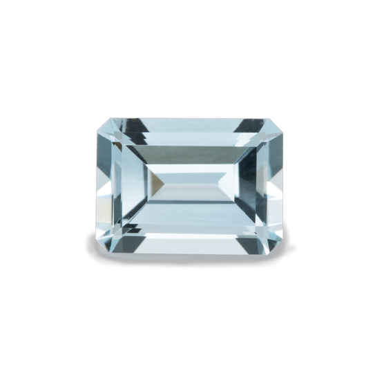 Aquamarin - A, achteck, 7x5 mm, 0.84 cts, Nr. A32009