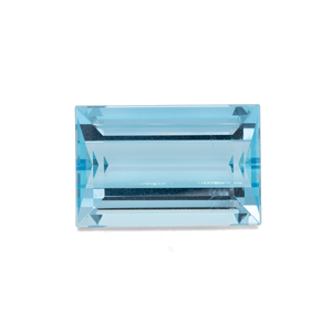 Aquamarine - AA, baguette, 15x10 mm, 7.20 cts, No. A99069