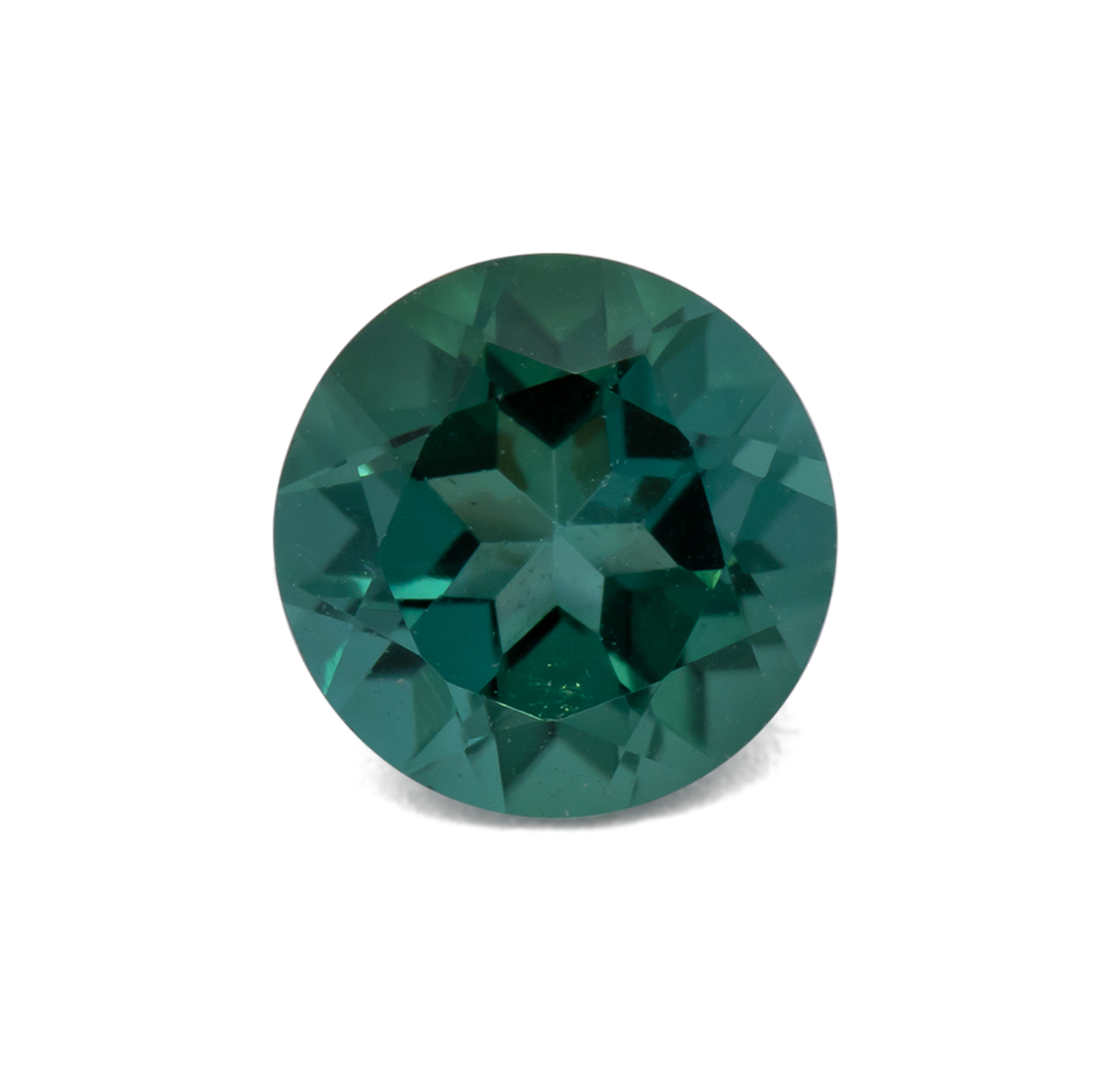 Tourmaline - green, round, 5.1x5.1 mm, 0.48 - 0.50 cts, No. TR991063