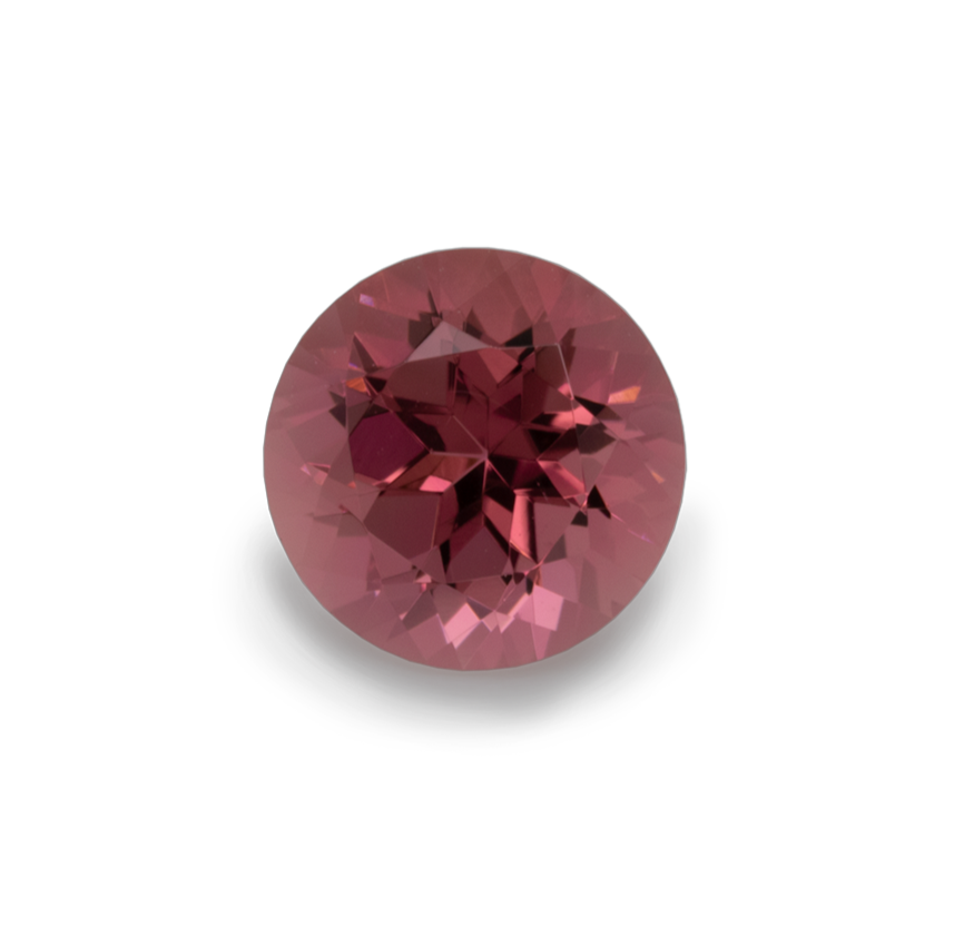 Turmalin - rosa, rund, 6x6 mm, 0,79-0,92 cts, Nr. TR60003