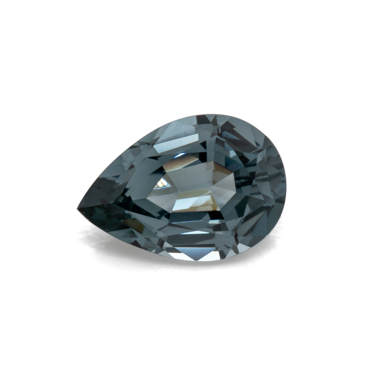 Spinel - grey, pearshape, 9.3x6.5 mm, 1.60 cts, No. SP90046