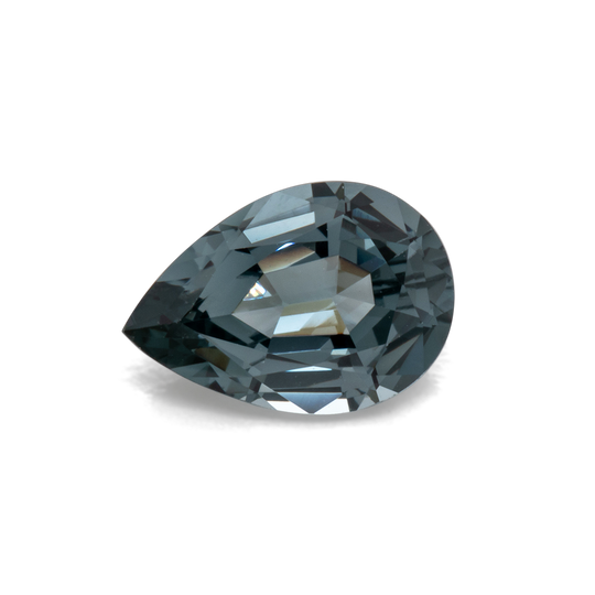 Spinell - grau, birnform, 9.3x6.5 mm, 1.60 cts, Nr. SP90046