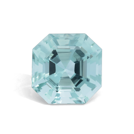 Beryll - grün, asscher, 14.1x14.1 mm, 11.46 cts, Nr. BY90043