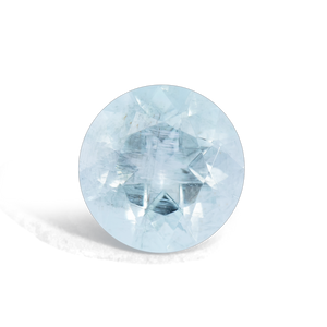 Beryll - blau, rund, 6x6 mm, 0.70 cts, Nr. BY90028