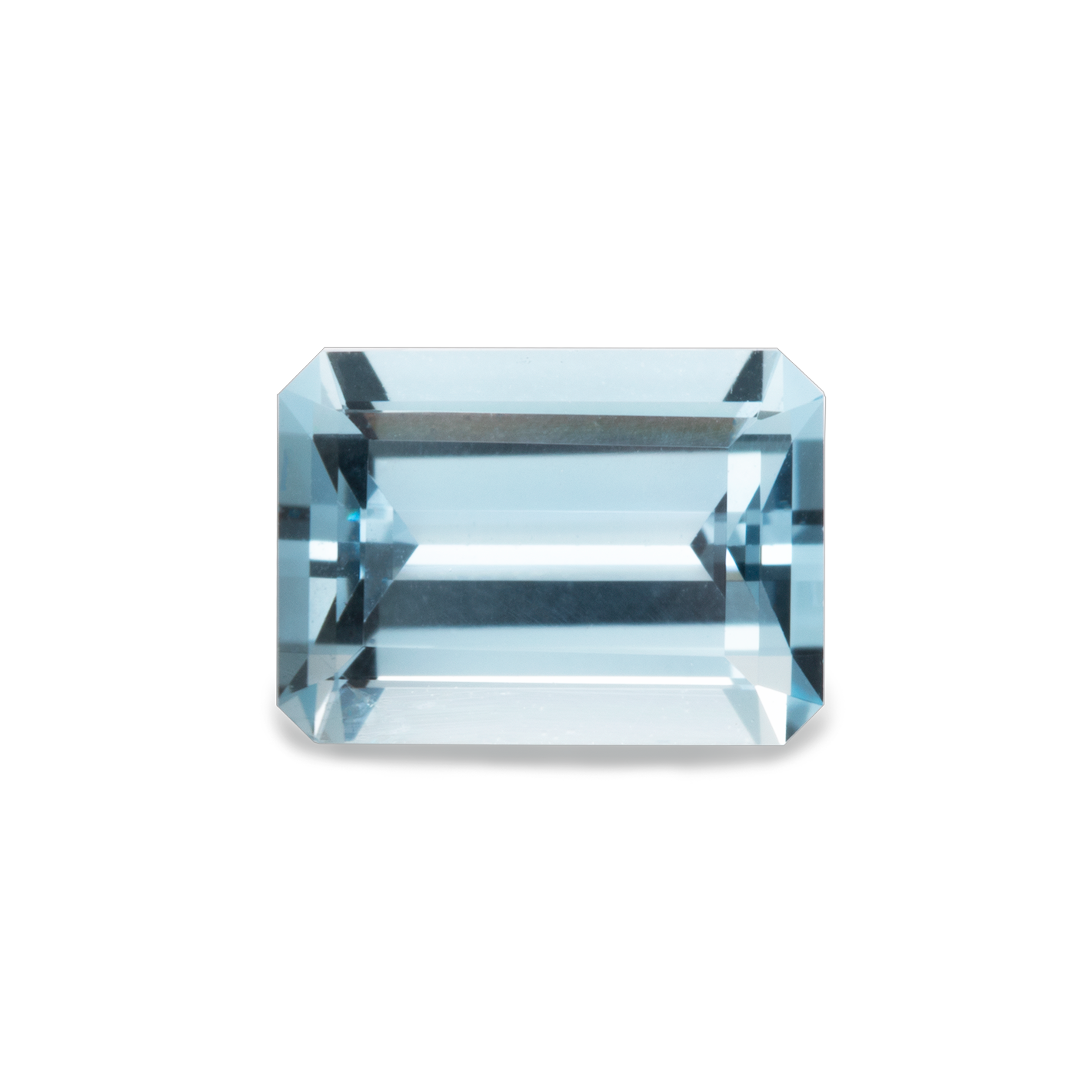 Aquamarine - A, octagon, 7x5 mm, 0.79-0.89 cts, No. A32001 