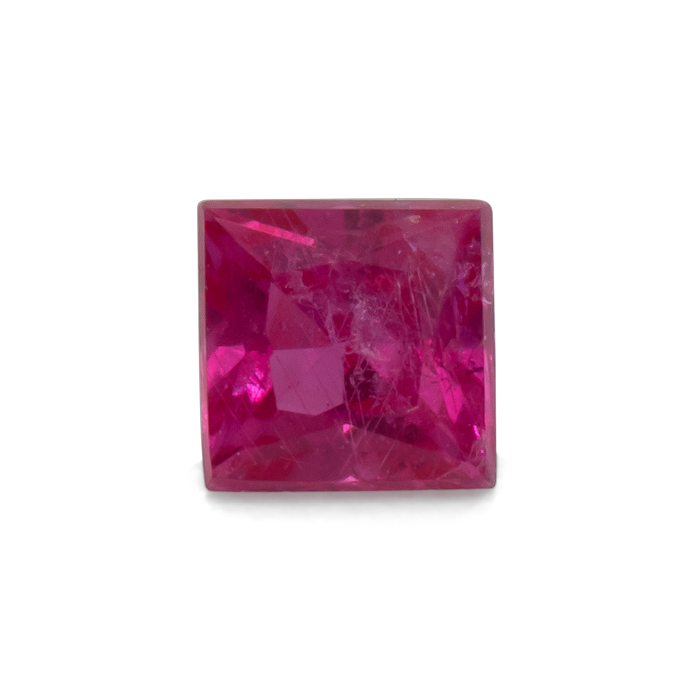Saphir - rosa, rechteck, 2.3x2.3 mm, 0.08 - 0.10 cts, Nr. XSR11248