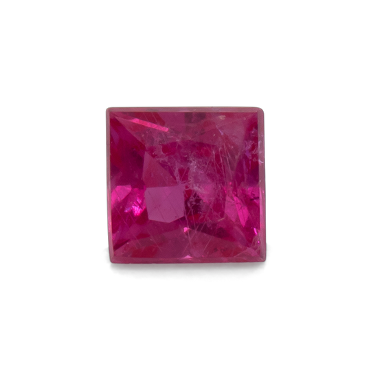 Saphir - rosa, rechteck, 2.3x2.3 mm, 0.08 - 0.10 cts, Nr. XSR11248