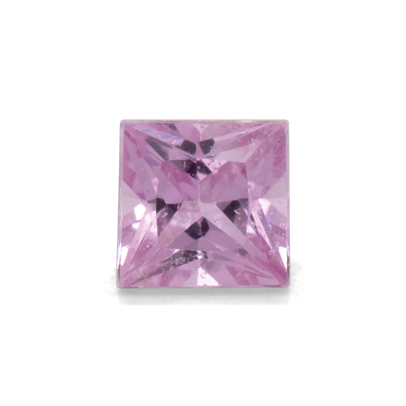 Sapphire - pink, square, 2.3x2.3 mm, 0.08 - 0.09 cts, No. XSR11247
