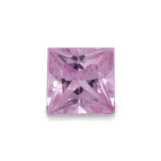 Saphir - rosa, rechteck, 2.3x2.3 mm, 0.08 - 0.09 cts, Nr. XSR11247
