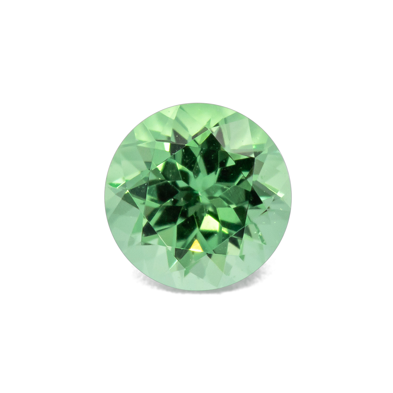 Tsavorite - green, round, 3x3 mm, 0.11 - 0.13 cts, No. TS91016
