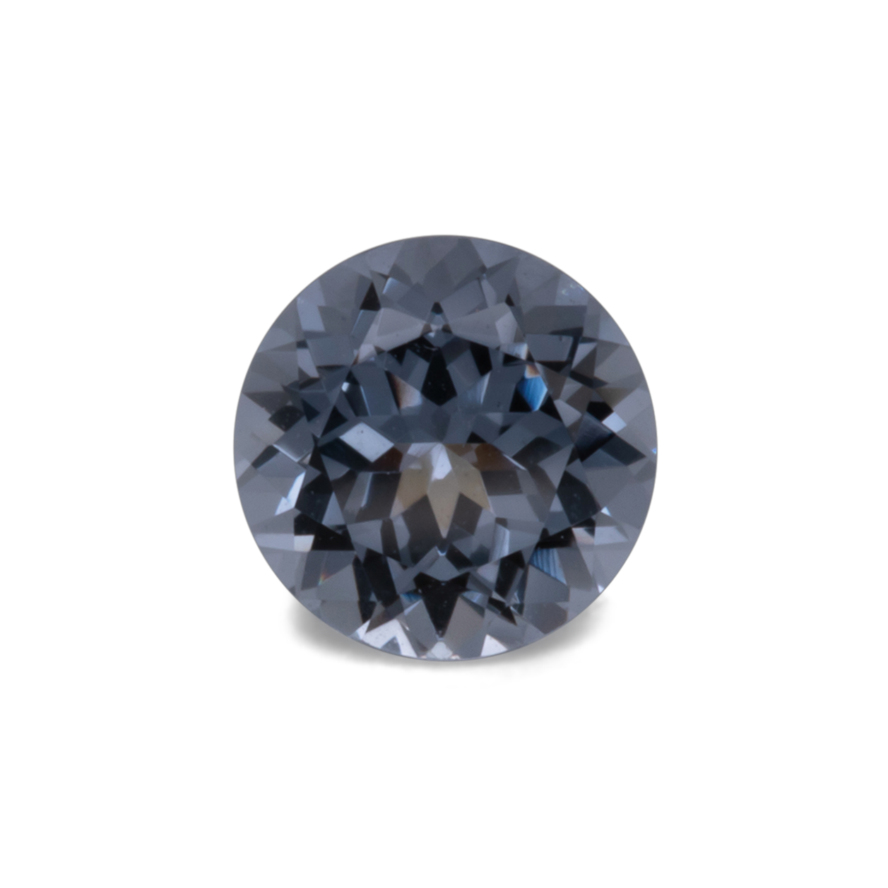 Spinell - lila/grau, rund, 5,1x5,1 mm, 0,56 cts, Nr. SP90013