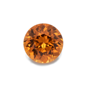 Mandarin Granat - orange, rund, 4x4 mm, 0.32 cts, Nr. MG70002