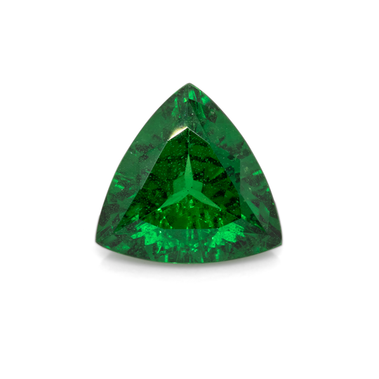 Tsavorit - grün, trillion, 10x10 mm, 2.72 cts, Nr. TS91006