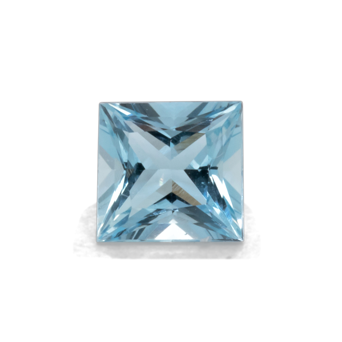 Aquamarine - AA, square, 4x4 mm, 0.25 - 0.28 cts, No. A99047