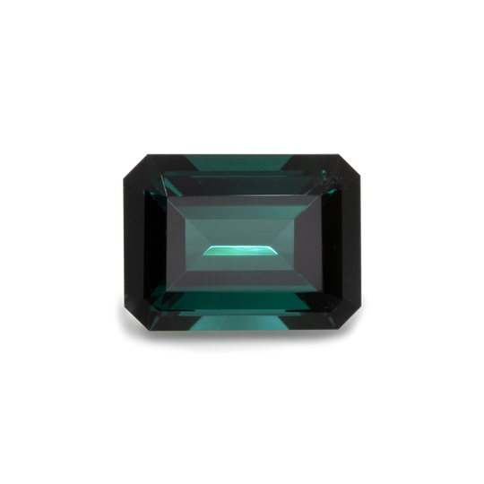Tourmaline - green, octagon, 8x6 mm, 1.58-1.63 cts, No. TR32001