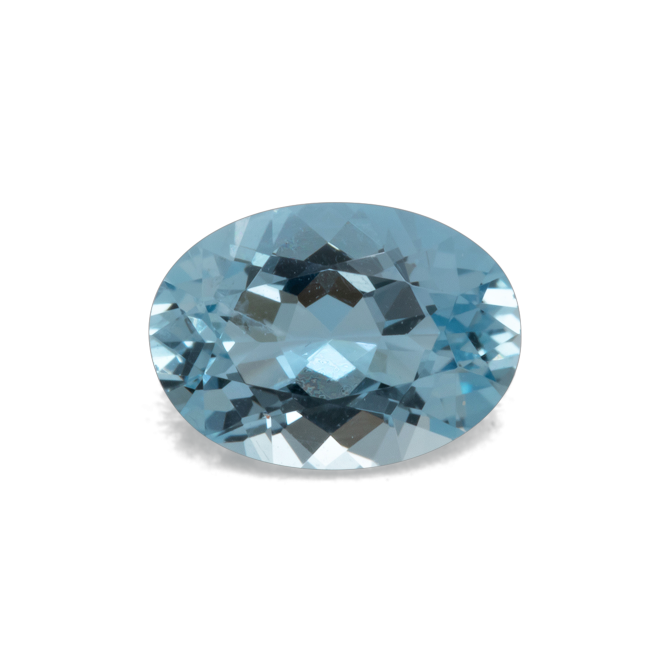 Aquamarine - AAA, oval, 7x5 mm, 0.60 - 0.66 cts, No. A99051