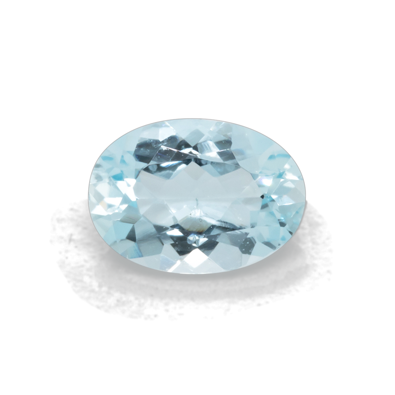 Aquamarin - AA, oval, 7x5 mm, 0.62 - 0.65 cts, Nr. A99052