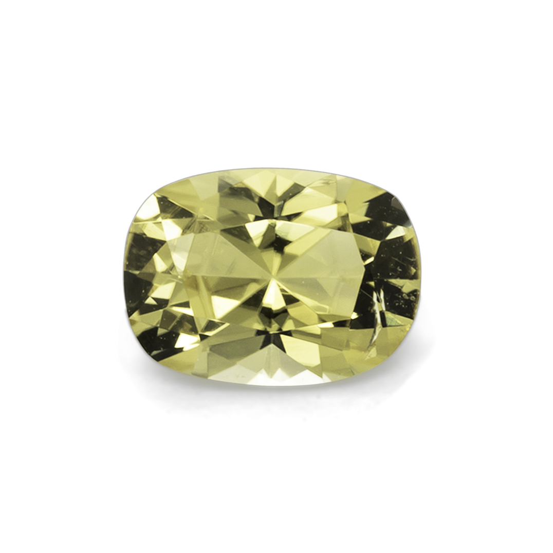 Turmalin - yellow, cushion, 7x5.1 mm, 0.76 cts, Nr. TR101324