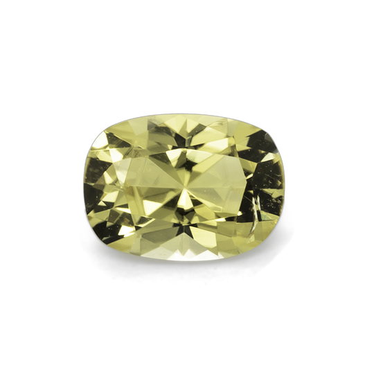 Turmalin - yellow, cushion, 7x5.1 mm, 0.76 cts, Nr. TR101324