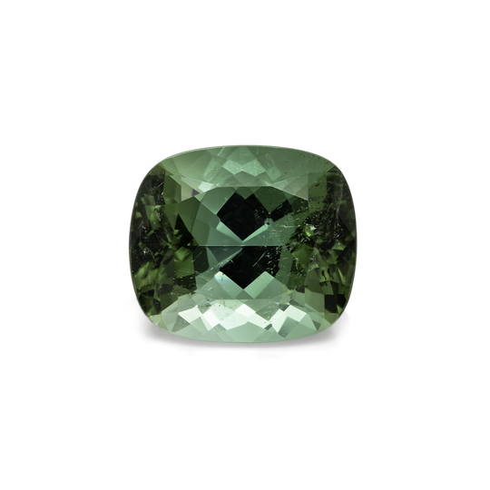 Turmalin - grün, antik, 11.5x10 mm, 5.45 cts, Nr. TR991017