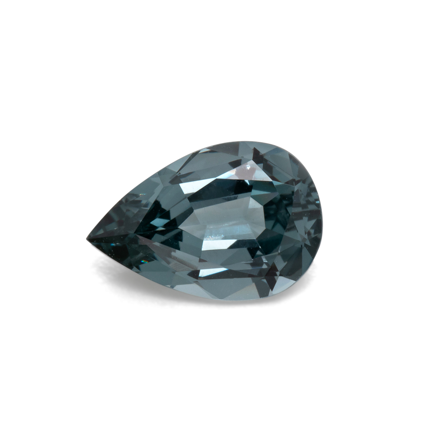 Spinel - grey, pearshape, 10.4x7 mm, 1.96 cts, No. SP90047