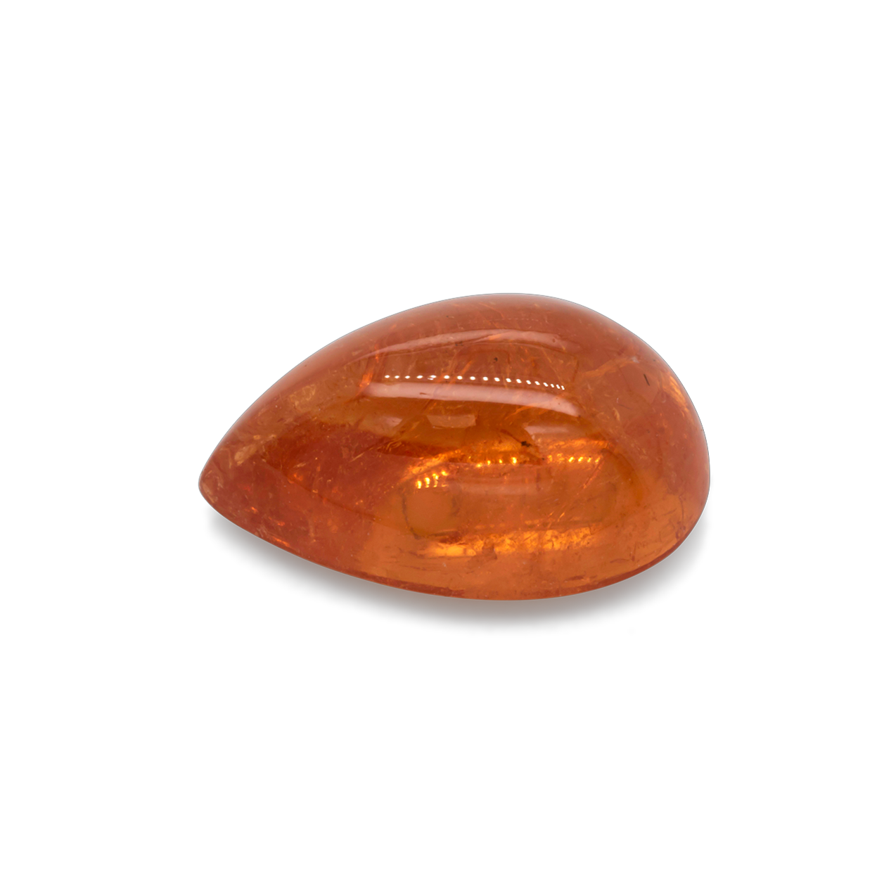 Mandarin Granat - orange, birnform, 10.3x7.1 mm, 3.50 cts, Nr. MG99042