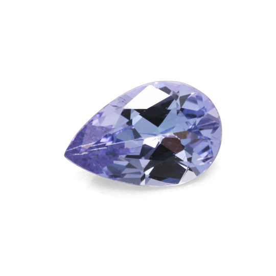 Tansanit - blau, birnform, 6x4 mm, 0.37 cts, Nr. TZ99001