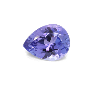 Tansanit - AA, birnform, 10,1x7,8 mm, 2,37 cts, Nr. TZ10402