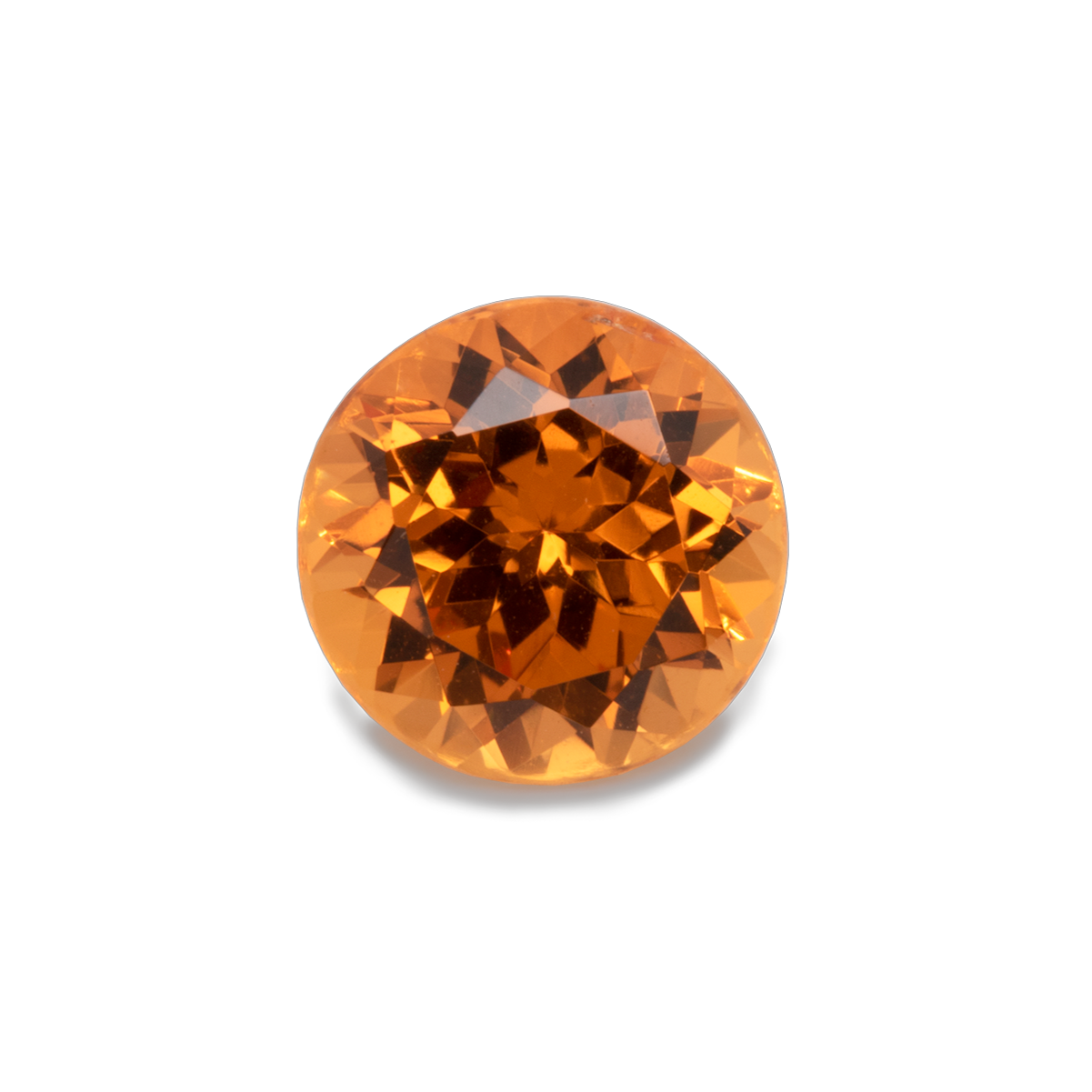 Mandarin Garnet - orange, round, 6x6 mm, 1.00-1.15 cts, No. MG90001
